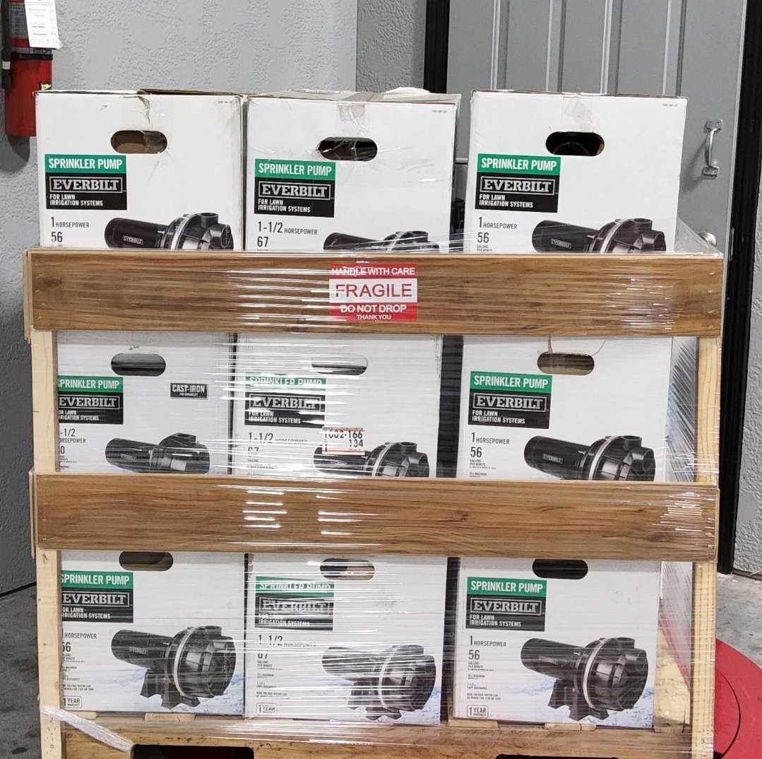 1000253119 Everbilt Sprinkler Pump Pallet - Image 1