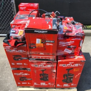 Milwaukee Sawzall Liquidation Pallet — 80 New M18 Fuel Tools