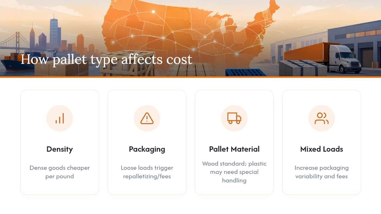 Does Pallet Type Change Your Shipping Bill? — overview diagram