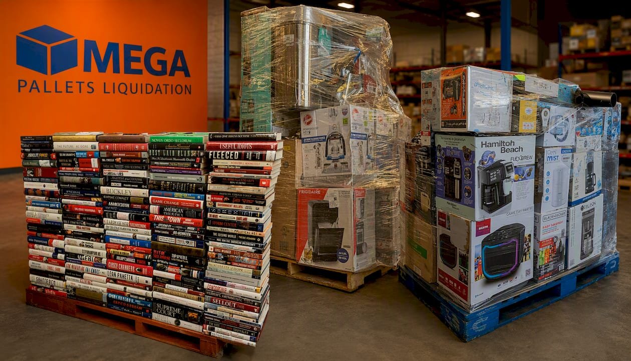 Mixed Books Liquidation Pallets (900–1,000 Books per Pallet)
